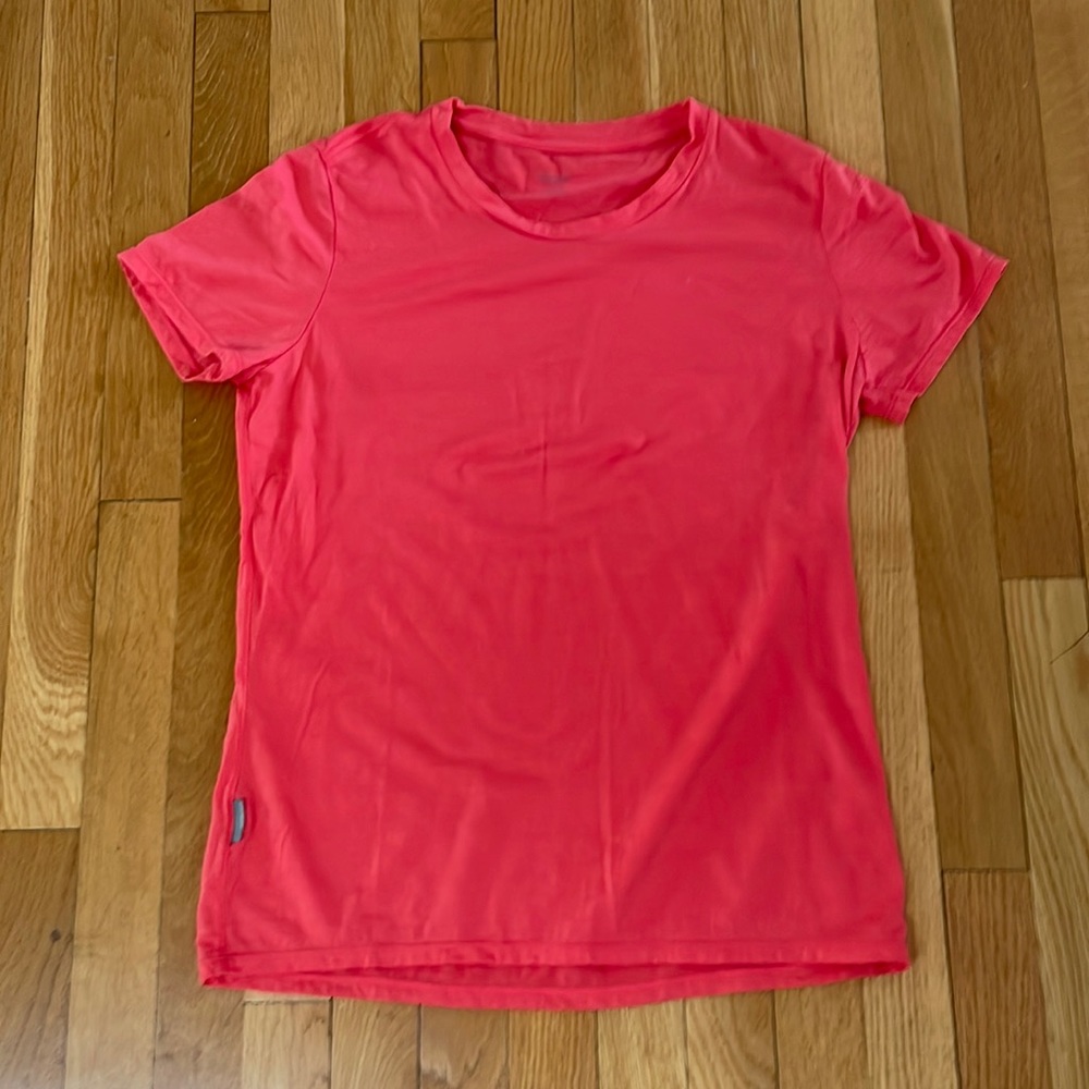 Icebreaker Marino T-shirt Coral Large